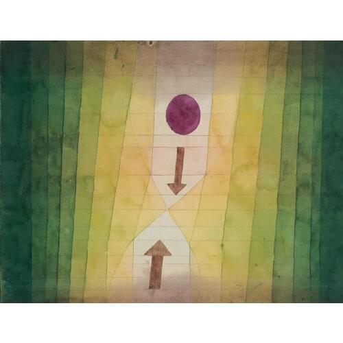 High quality Oil painting Canvas Reproductions Before the Blitz (1923) by Paul Klee Painting hand painted