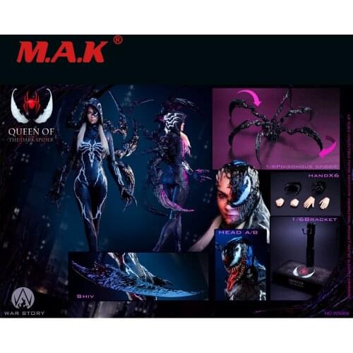 WS005 1/6 Queen of the Dark Spider 12" full set Action figure doll in stock