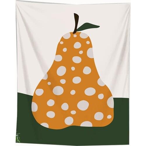 Pear wall tapestry aesthetic fruit wall hanging tapiz pared cute room decor blanket wall cloth
