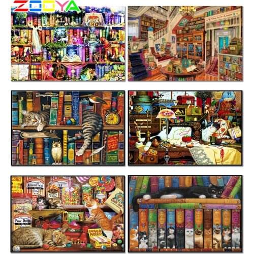 ZOOYA Diamond Painting DIY Diamond Embroidery Kits Embroidery Beads Square Drill Completely Embroidery Hobbies & Crafts SF256