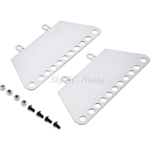 1:12 MN D90 D91 Model Accessory RC Car Spare Parts Metal Silver Pedal 95AE