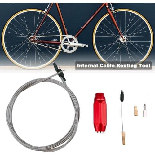 1Set Bicycle Internal Cable Routing Tool Aluminium Alloy Bike Wire Shifter Cycling Shift Cable Bike Accessories