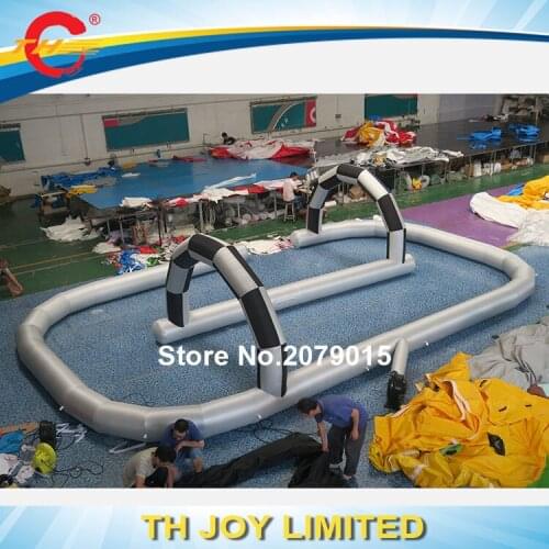 10mLx6mW, 15x8m, 20x10m cheap inflatable car track,inflatable track game for zorb ball/toy car,Inflatable Zorb Ball Race Track