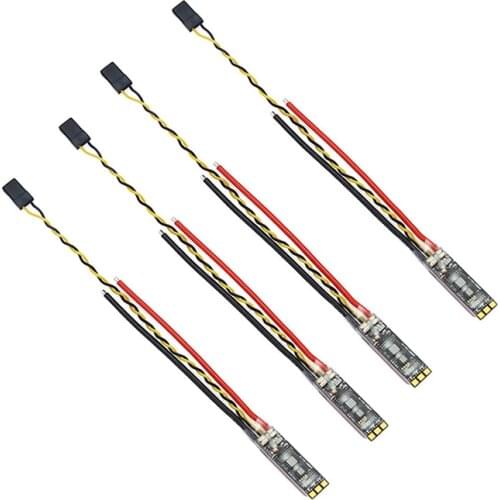 4PCS Flycolor Raptor Slim 40A 2-4S ESC BLHeli_S Support Dshot600 Mini Size For RC Drone FPV Racing Multi Rotor