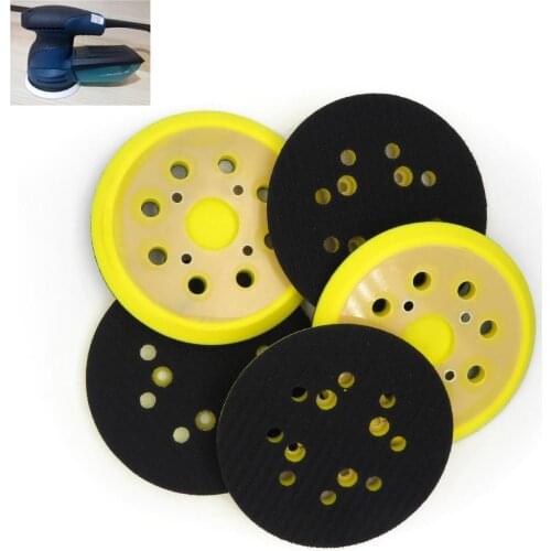 5-Inch 8 Holes 4 Nails Sander Base Pad Electric Grinder Replacement Polish Disc