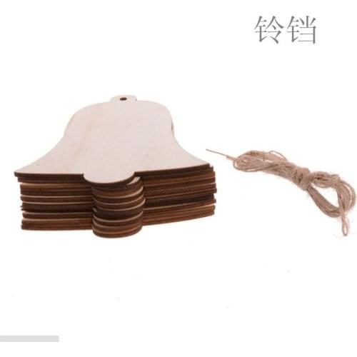 50x diy natural wooden christmas tree ornament home hanging decoration Xmas Tree Decor merry christmas