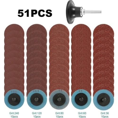 51pc Diamond Cutting Discs Sanding Grinding Wheel Circular Saw Blade Woodworking Metal Dremel Mini Drill Rotary Tool Accessories