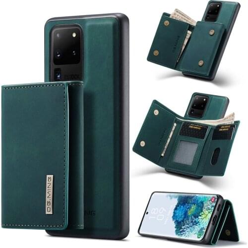 Cases For Samsung Galaxy S20 Ultra Luxury Magnetic Flip PU Leather Phone Wallet Credit Card Slot Stand Shockproof Back Cover