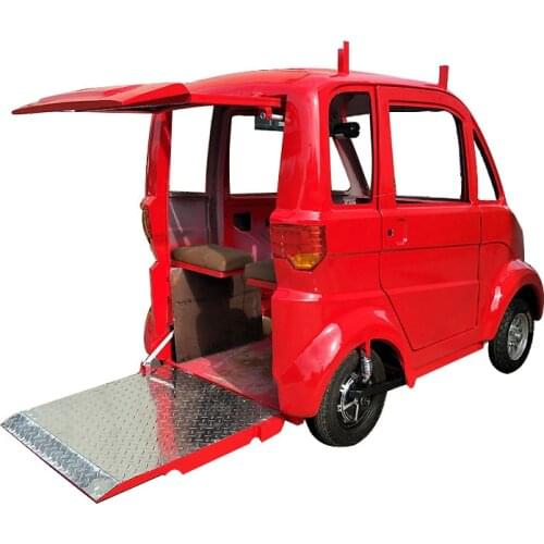 Four Wheels Electric Vehicle Cargo Adult Scooter Mini Vehicle Car For Disabled Support Customize