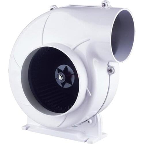 DC yacht exhaust fan 12V 24V Kitchen bathroom Pipe Ducted Fan Extractor Fan Blower battery ventilating fan for Boat ship