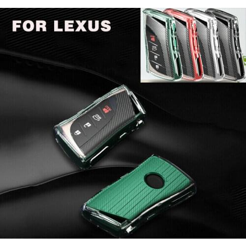 2 3 4 Buttons Remote Fob Cover TPU Car Key Case For 2018 2019 2020 Lexus UX200 LS500 LS500H LC500 LC500h ES300h ES350