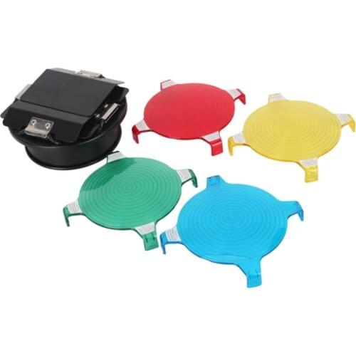 Godox BD-03 Barn Door With Honeycomb Grid and 4 Color filter Kits for Photo Studio Flash