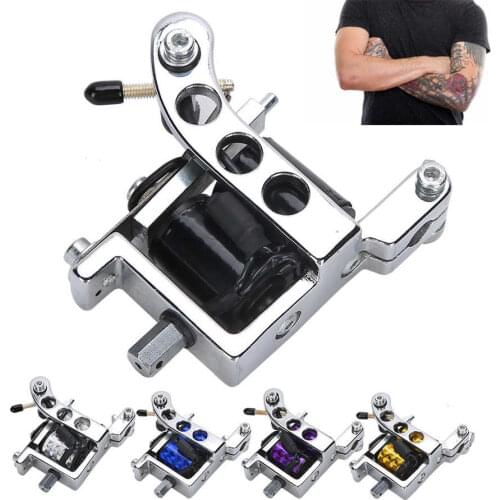 Coil Tattoo Machine 10 Wraps Coils Machine Professional Liner Body Art Tattoo Machine Device Permanent Make Up Tattoo Machine