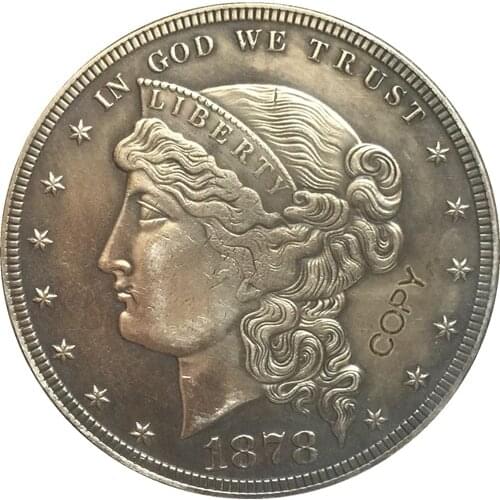 1878 United States $1 Dollar coins COPY Type 2