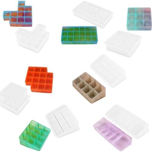 Lipstick Storage Box Silicone Mold DIY Jewelry Making Craft Decoration Tools