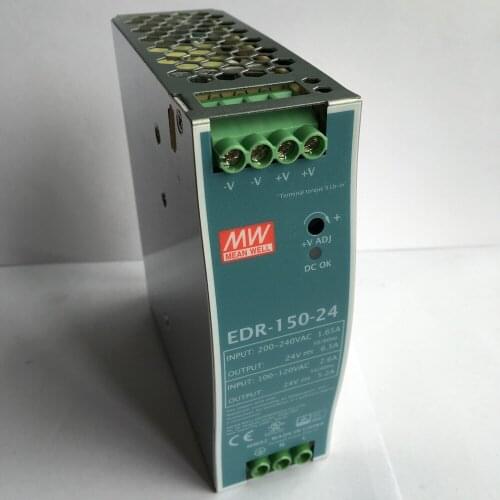 MEAN WELL EDR 24V 6.5A 150W Rail DC Transformer DR Switching Power Supply