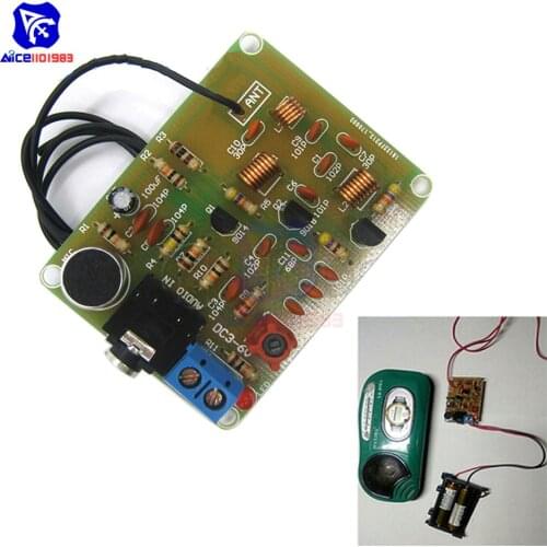 Diymore FM Transmitter Module 88-108MHz FM Frequency Modulation Wireless Microphone Module DC 3-6V DIY Kits