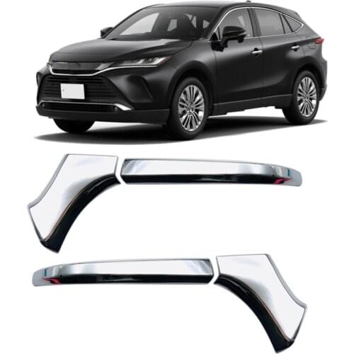 For Toyota Harrier 80 Series 2020 High-quality ABS Chrome-plated Rear View Mirror Trim Strip Rear View Mirror Decorative Bright
