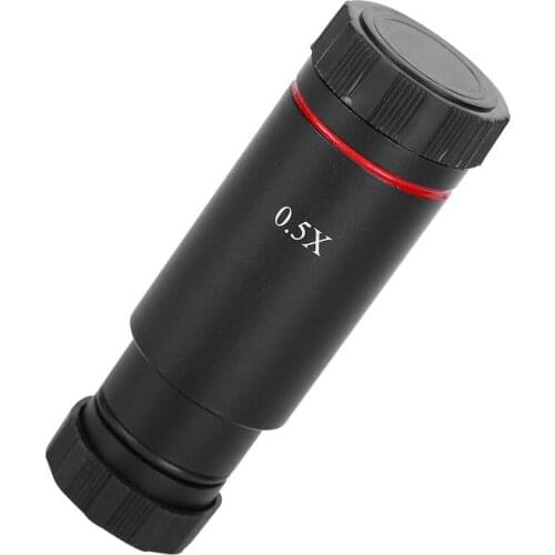 0.5X C Mount Microscope Camera Adapter Lens 25mm for Electronic Eyepiece CCD Camera Microscope Adapter Lens