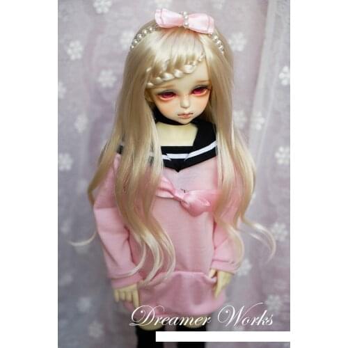 Bjd sd doll clothes pink sailor collar top dress fit 1/4 1/3 bjd dolls accessories gift