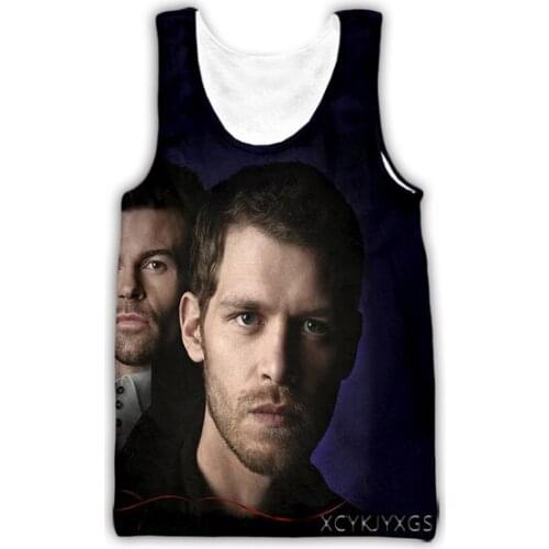 Elijah Mikaelson 3D Print Causal Clothing New Fashion Men Women Vest Size S-7XL mesh top