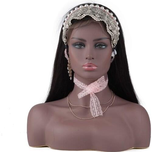 PVC Female Mannequin Head Bust Sale For Wig Jewelry And Hat Display