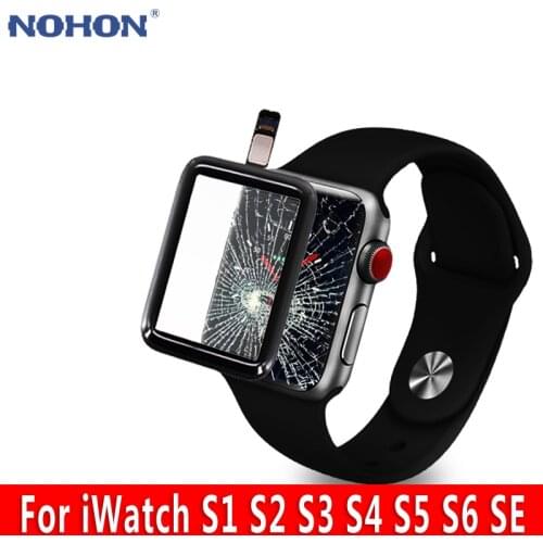 NOHON Touch Screen Digitizer Glass For Apple Watch Series 2 3 4 5 38mm 42mm Lens Panel For iWatch S2 S3 S4 S5 Touch Replacement