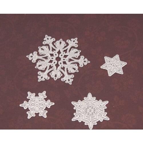 Snowflake Metal Cutting Dies Scrapbooking Craft Mold Cut Die Stencil Handmade Paper Card Make Template Embossing 2021
