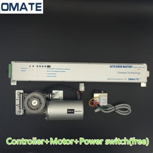 Heavy-duty Automatic Sliding Door Maintenance Kit including Controller+Motor+Power switch(free) accessories fittings parts