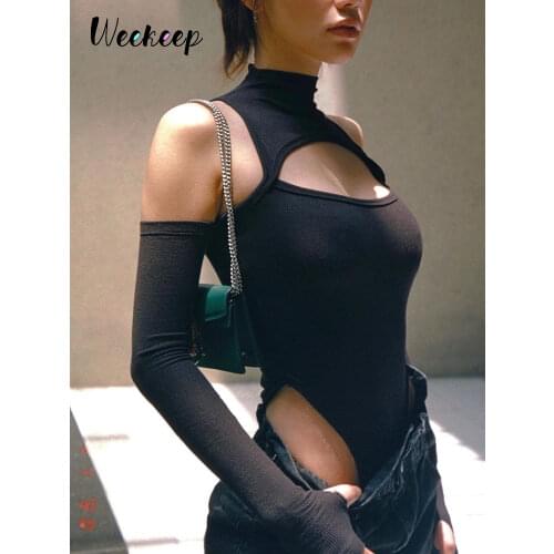 WEEKEEP Fishnet Bodysuits China