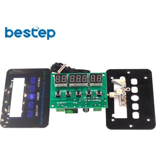 XH-W1411 Digital Thermostat Three-display Multi-function Temperature Controller Temperature Control Switch -19~99