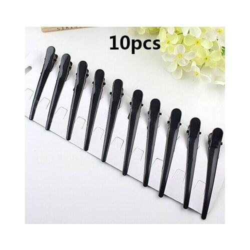 10pcs Black Horns Hair Clip Casual DIY Hairstyle Alligator Hair Clip Large Barrettes Headwear For Women Hairpins