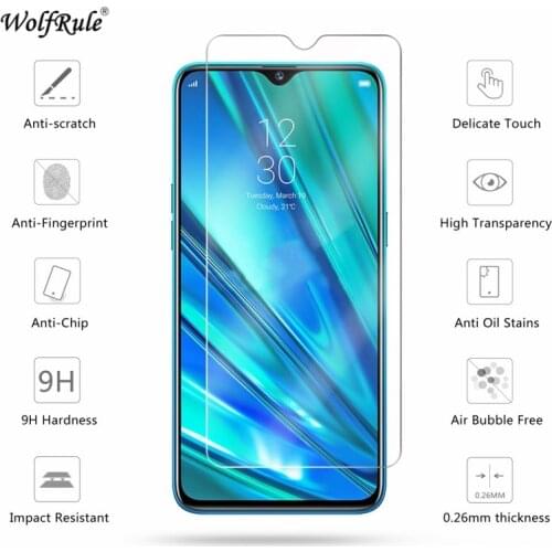 2PCS Screen Protector For Oppo Realme 5 Pro Glass 9H Hardness Tempered Glass For Oppo Realme 5 Pro Glass OPPO Real Me 5 Pro 6.3"
