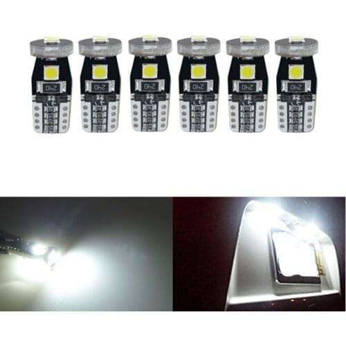 6x W5W T10 LED Canbus Bulb 194 Led For Toyota RAV4 Yaris Camry 2007 2008 2009 Corolla Auris Avensis Prius