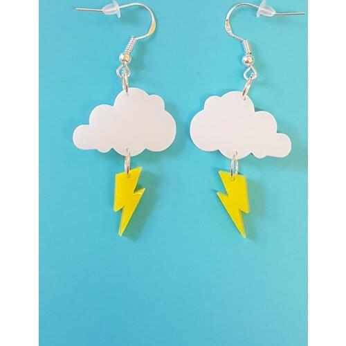 Thundercloud Earrings - Acrylic