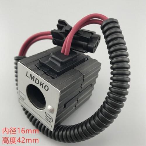 Xugong Excavator Accessory Wardrevo Sanyi Shanhe Intelligent JCM Pilot Safety Lock Solenoid Valve Coil