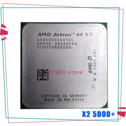 AMD Athlon 64 X2 5000+ 5000 2.6 GHz Dual-Core CPU Processor ADO5000IAA5DO Socket AM2