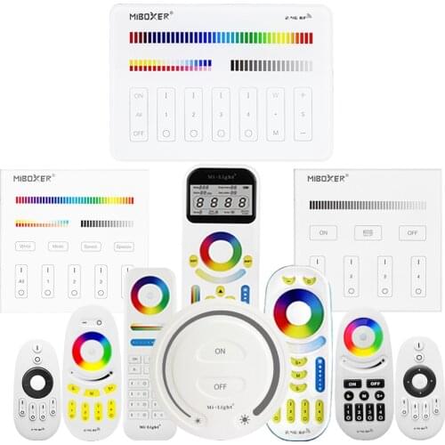 Milight MiBoxer 2.4G RF Wireless LED Remote RGB Controller Dimmer FUT006 FUT007 FUT088 FUT089 FUT087 FUT090 FUT092 FUT095 FUT096