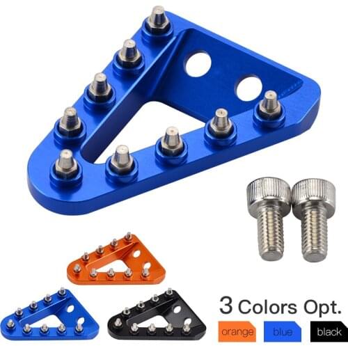 CNC Large Wide CNC Rear Brake Pedal Step Plate Tip For Husqvarna FC FE FS TE TX TC 125 150 250 350 450 501 2017-2021 2019 2020