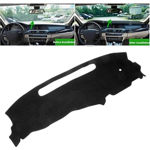 Polyester Dashboard Cover For Chevrolet S10 1998 to 2004 Left Drive Anti-Slip Block UV Rays Sun Shading Pad Dashboard Mat
