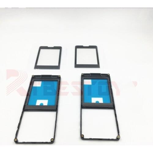 For Philips X1560 Touch digitizer Glass Screen +Front housing black by free shipping