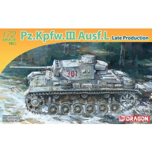 DRAGON 7385 1/72 Pz.Kpfw.III Ausf.L Late Production - Scale model Kit