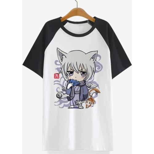 Kiss Kamisama Hajimemashita Love T shirt Anime tomoe Cosplay Costume Cute T-shirt Cotton Short Sleeve Tees For Women Men