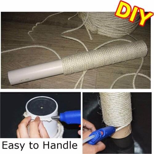 DIY Sisal Rope Toys for Cat 4mm/6mm/8mm Scratching Posts Ropes Pet Toy Cat Kitten Scratching Toys