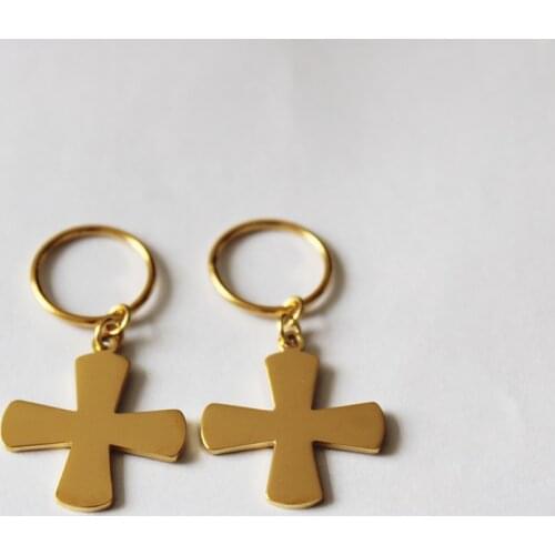 Kiribati New Zealand Earrings With 24K Gold color for Women Stainless Steel Drop Earrings For Jewelry Gifts