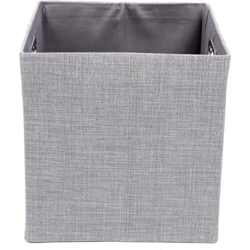 Linen Cardboard Underwear Cloth Storage Box Miscellaneous Toy Box Folding File Storage Basket