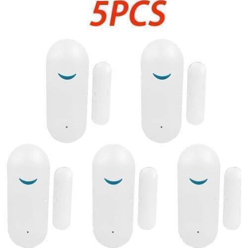 5P Tuya Smart WiFi door sensor APP control security alarm magnetic switch wireless door sensor combined with Alexa Google Home