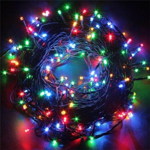 Upgraded christmas String Lights Outdoor Indoor String Light Decorative Fairy Lights 8 modes for Patio Garden Tree Holiday 24V