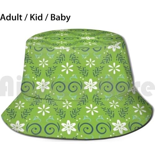 Creative Artistic Colorful Pattern Bucket Hat Adult kid baby Beach Sun Hats Pattern Abstract Color Bright Modern Vector