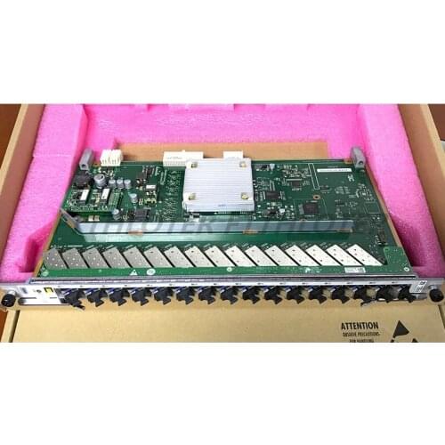 GPFD 16port OLT GPON Interface Board C++ PON Compatible With GPON OLT OLT MA5680T MA5608T MA5683T With 16pieces SFP